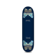 Real Ishod Mariposa Chrome Redux Twin Tail Skateboard Deck Navy 8.25