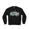 Chocolate Pixel City Crew Black