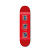 The National Skateboard Co Office Politics Team Deck Red 8.375