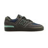 New Balance Numeric 574 Faded Black | Teal Wide 2E