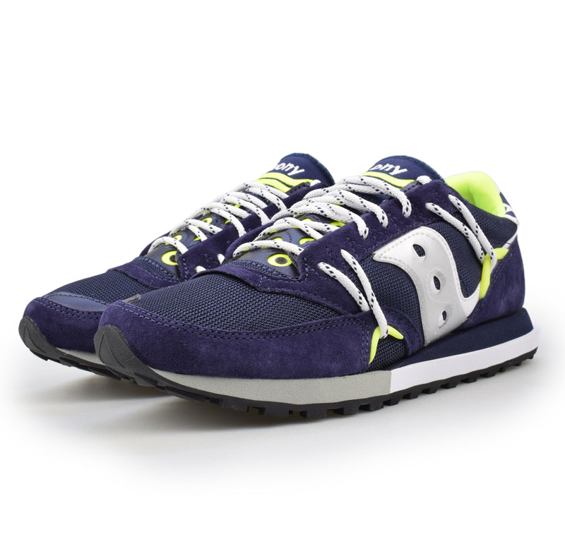 Saucony Jazz DST Navy Silver Mens Trainers - Main Image
